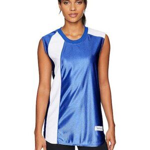 Intensity Womens Wave Sleeveless Softball Top, Royal/White, X-Large